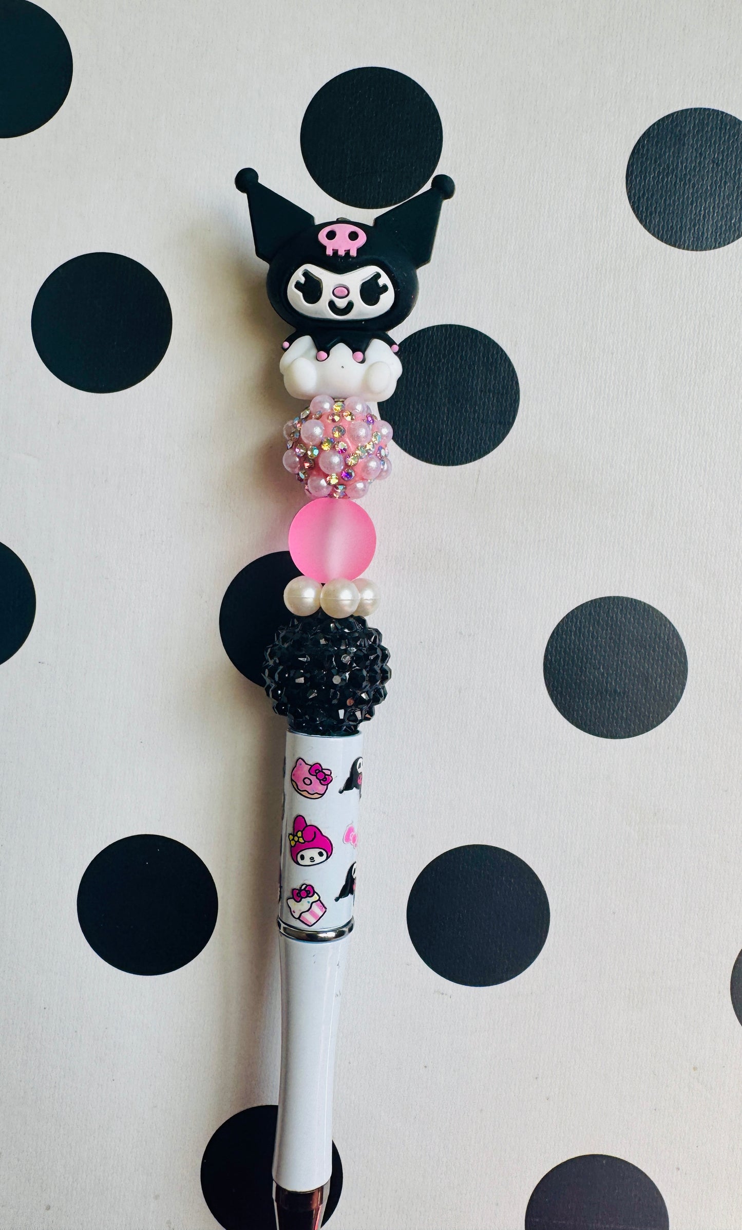 K and friends beaded pen