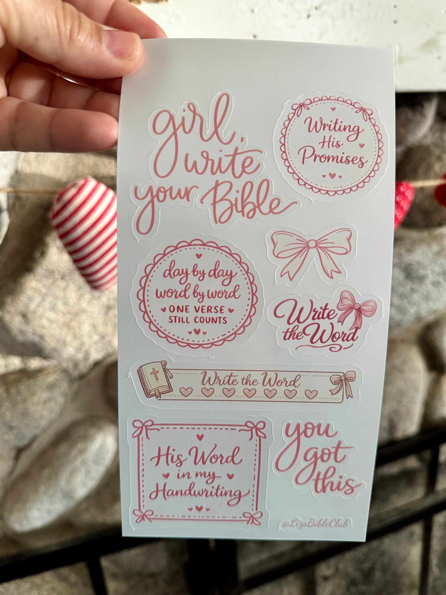 Write the Word | Bible Writing & Journaling Sticker Sheet