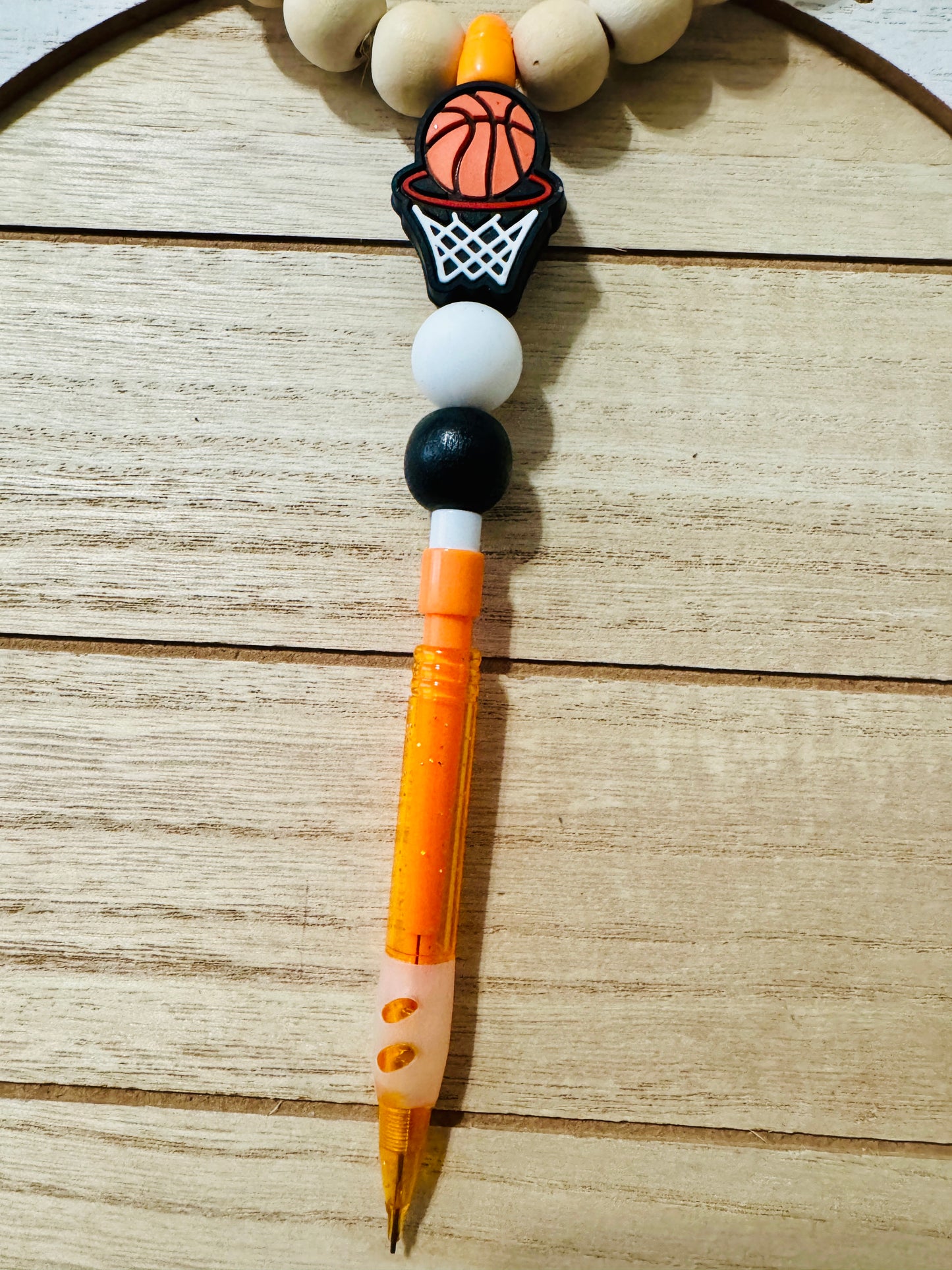 Basketball Beaded mechanical pencil