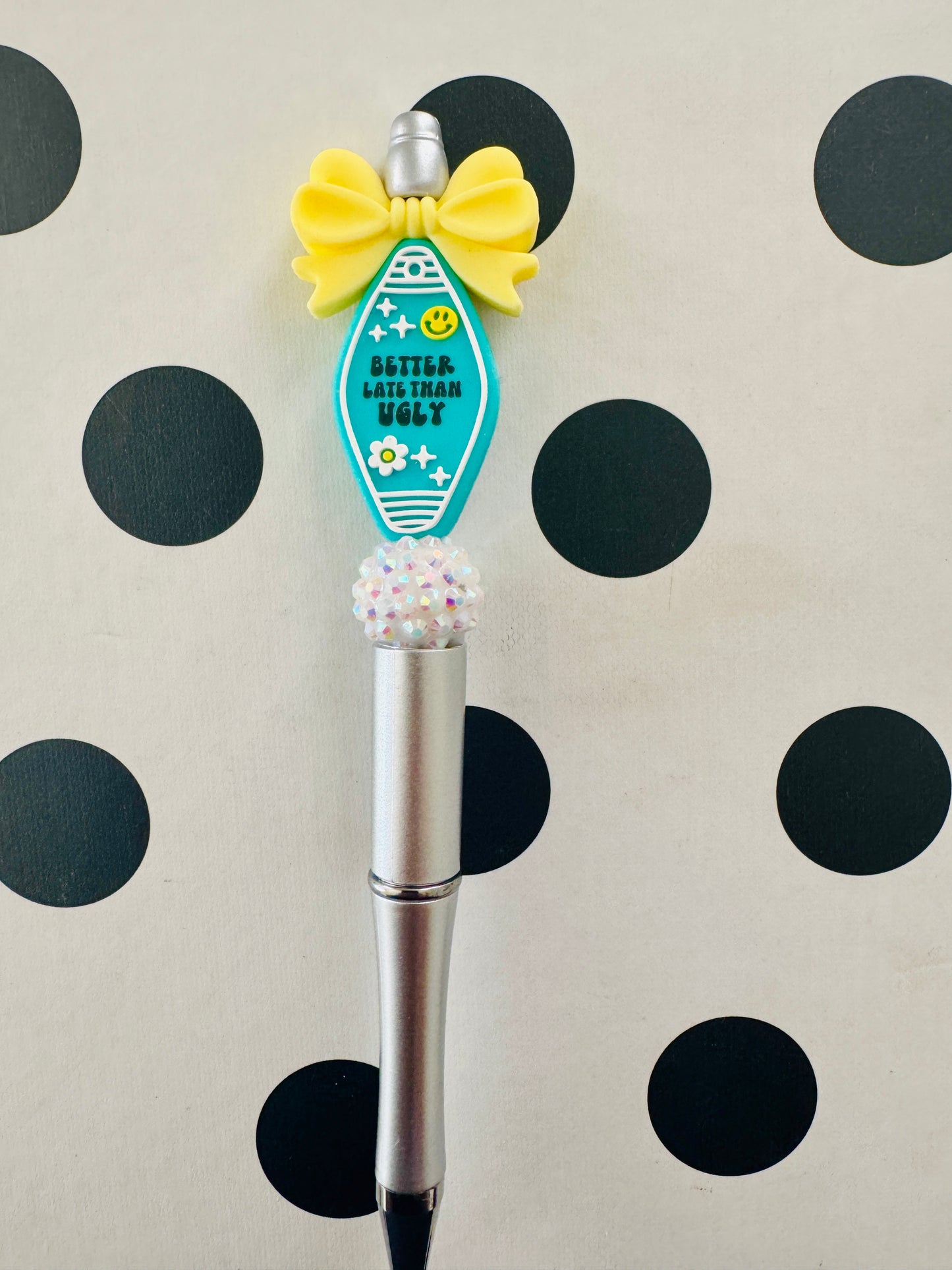 Better late than ugly beaded pen