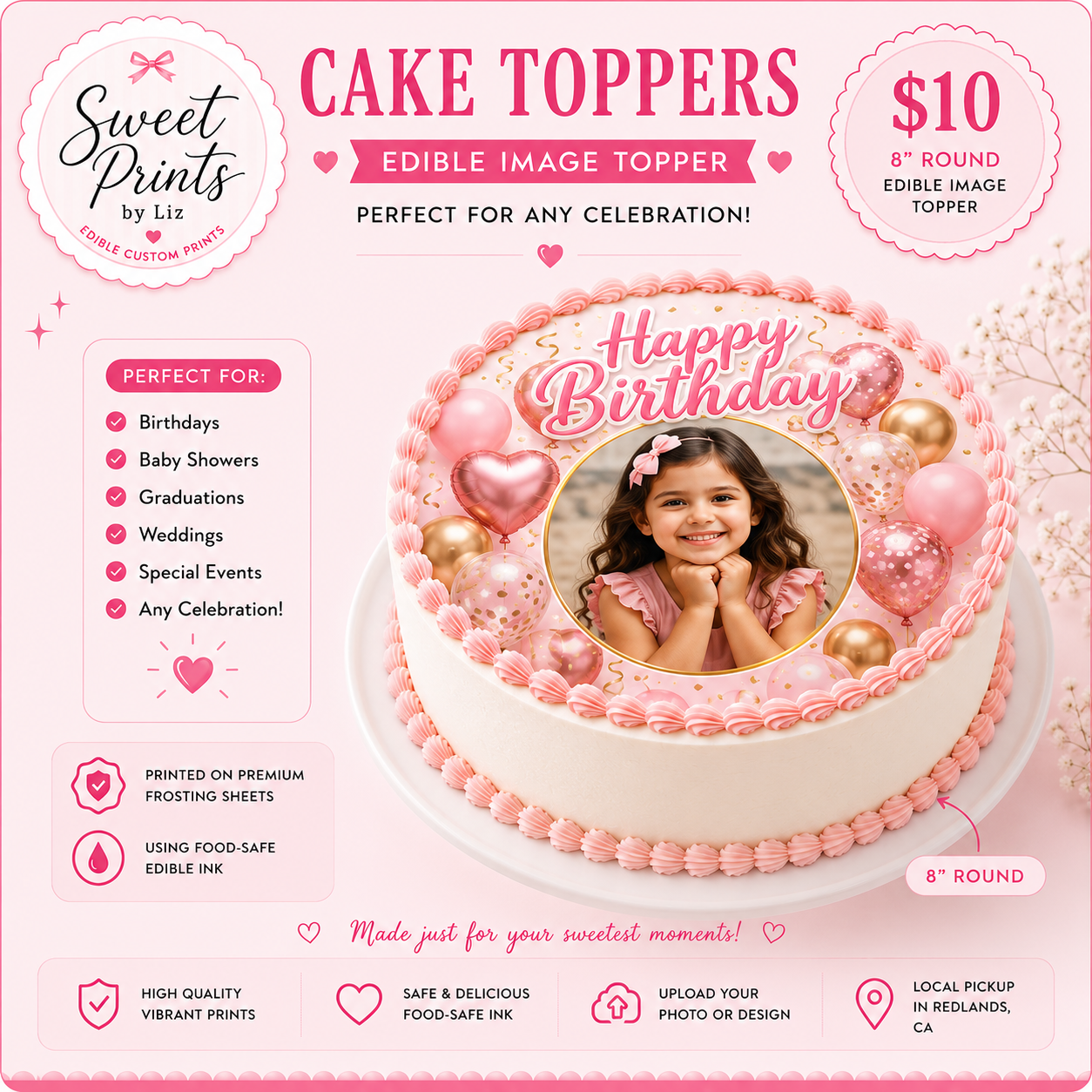 Custom Edible Cake Toppers