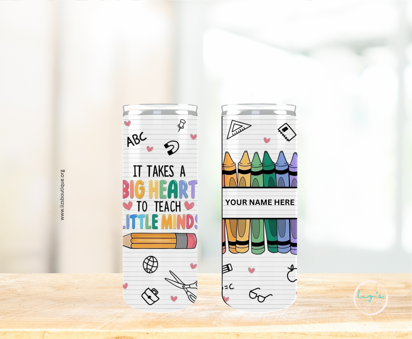 Takes a big heart tumbler