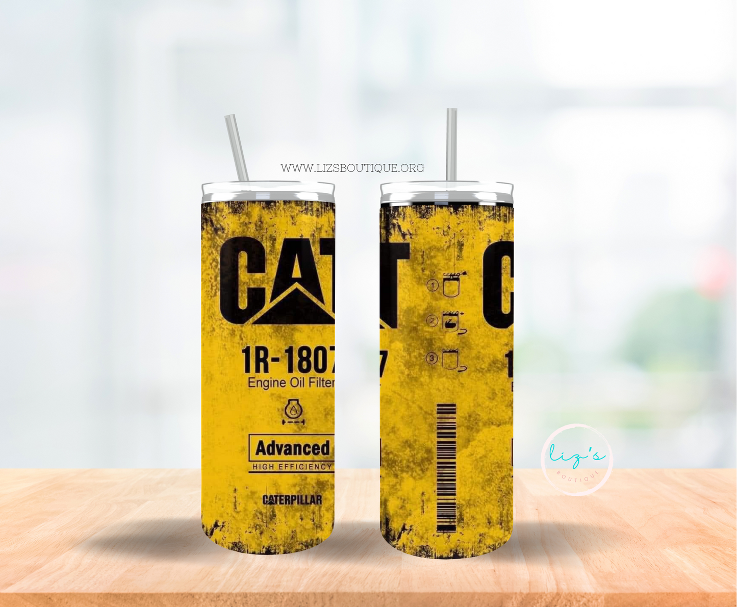 Cat construction tumbler