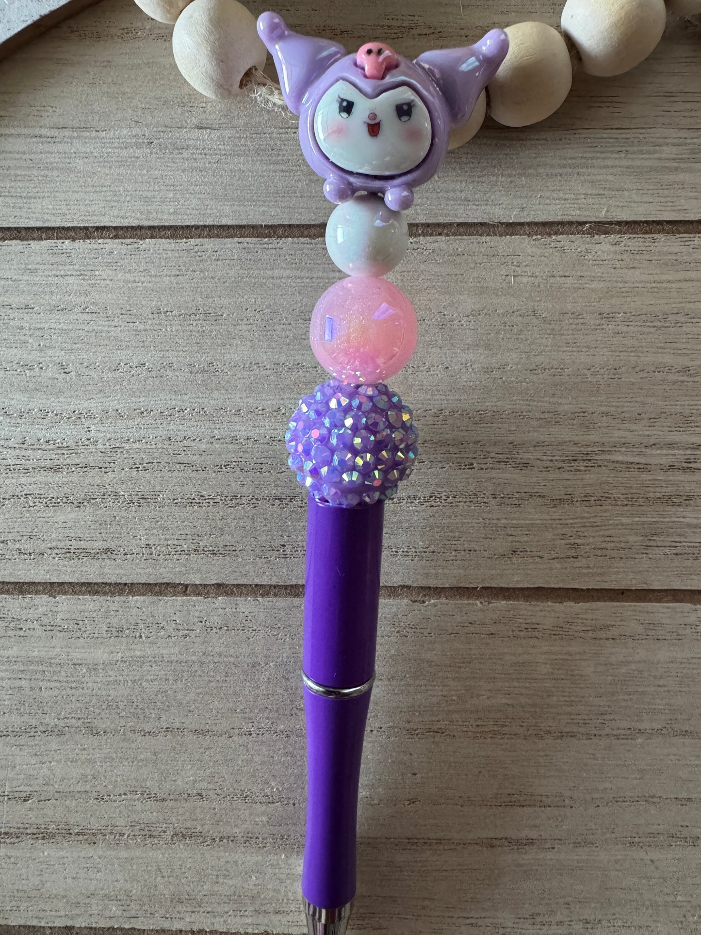 Kuromi Beaded Pen