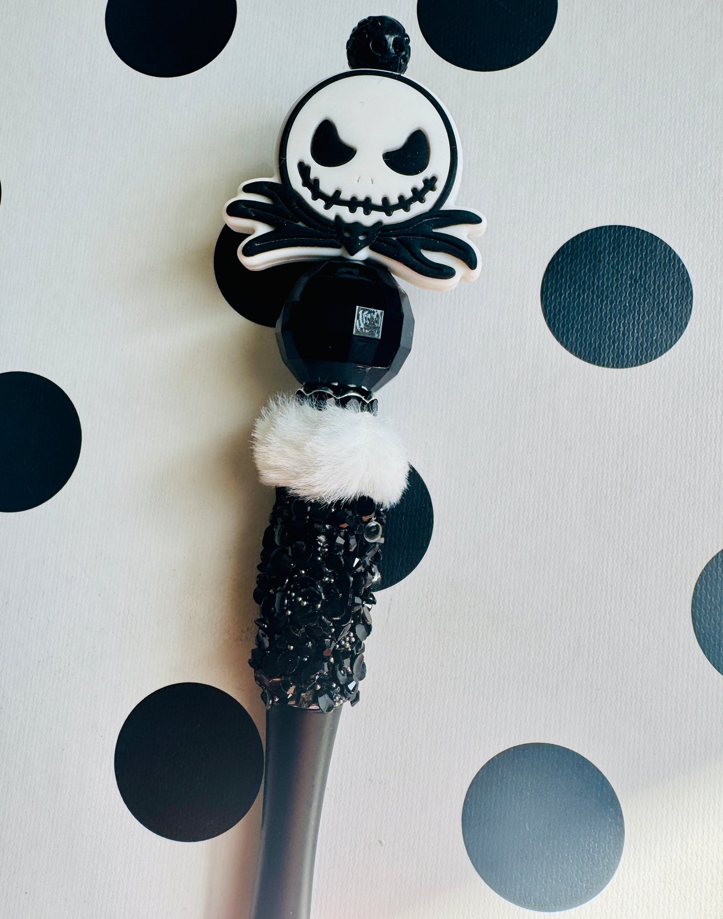 Jack beaded rhinestone pen