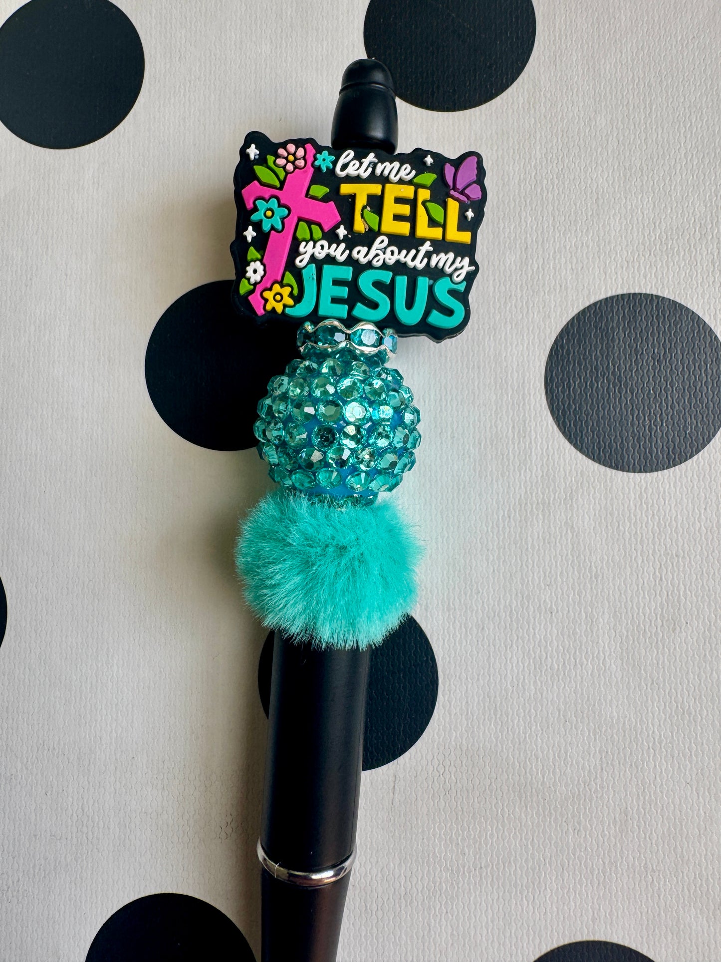 Let me tell you about my Jesus beaded pen