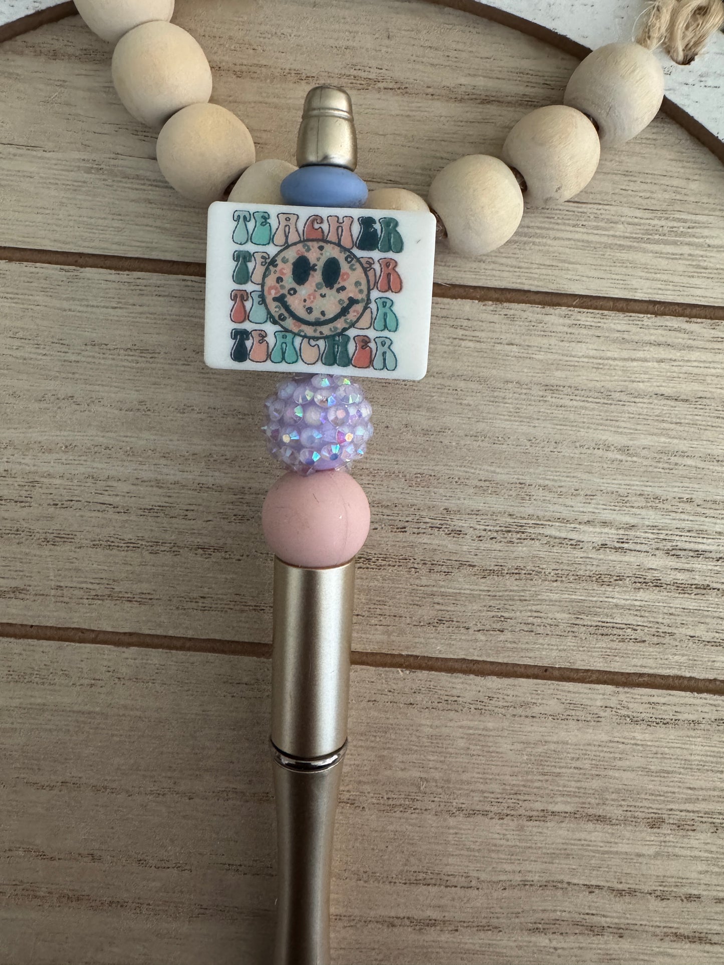 Teacher Smiley Face Pen