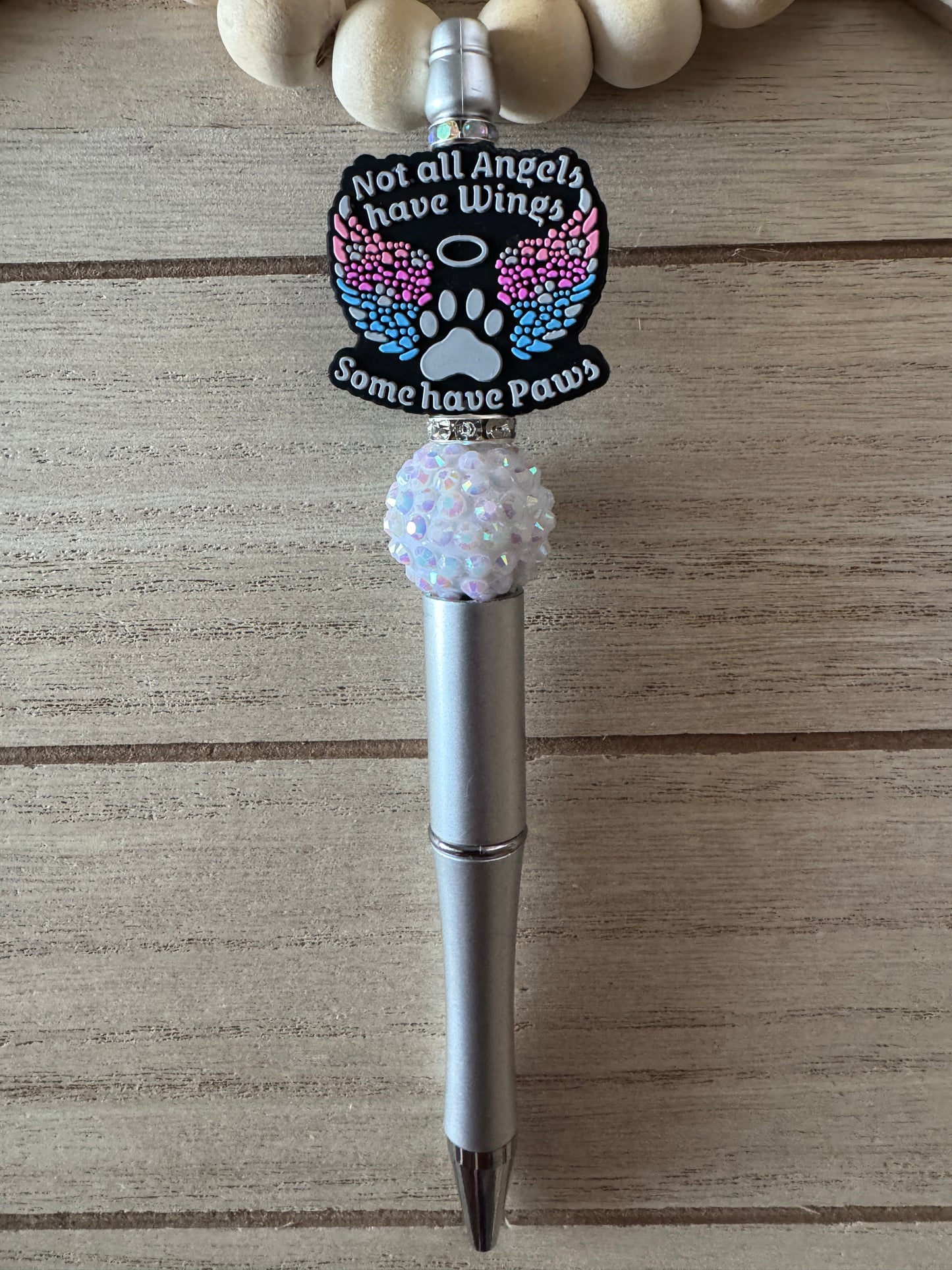 Pet memorial beaded pen