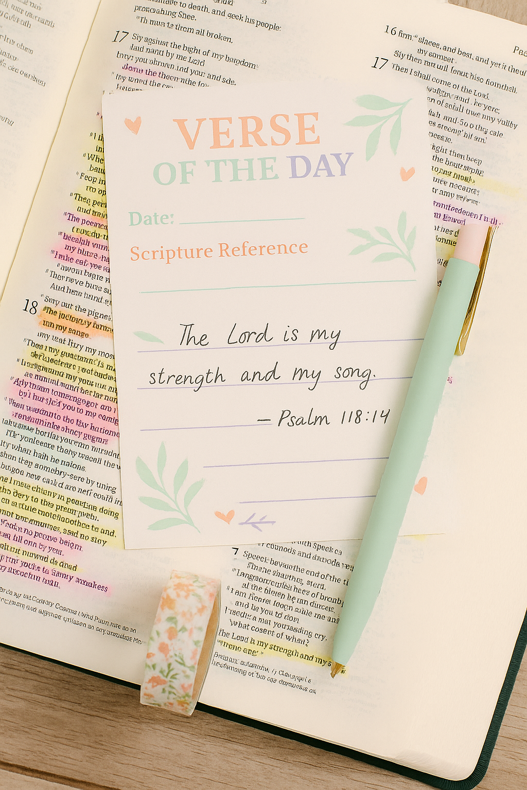 Bible notepad
