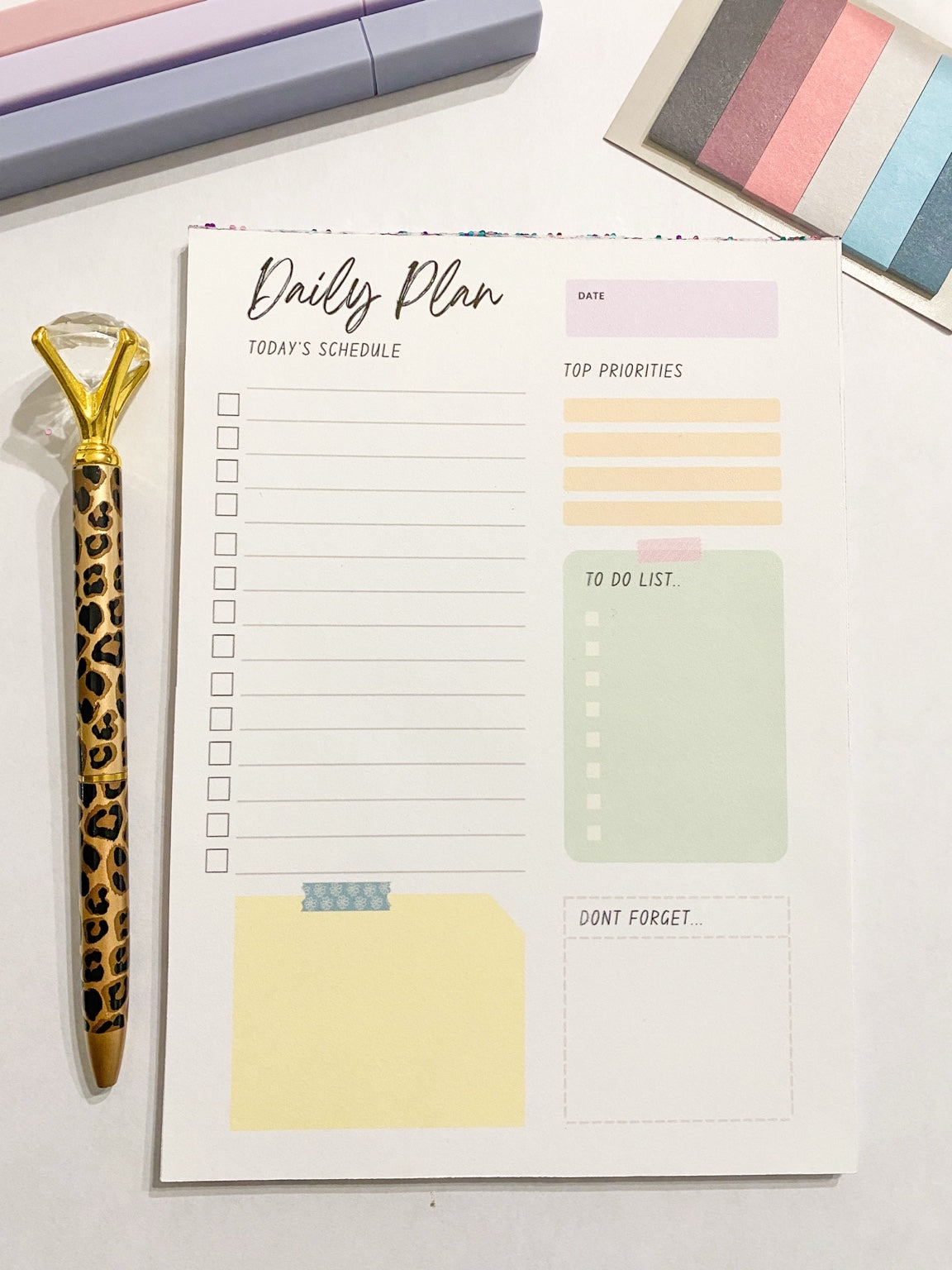 Daily Planner Notepad