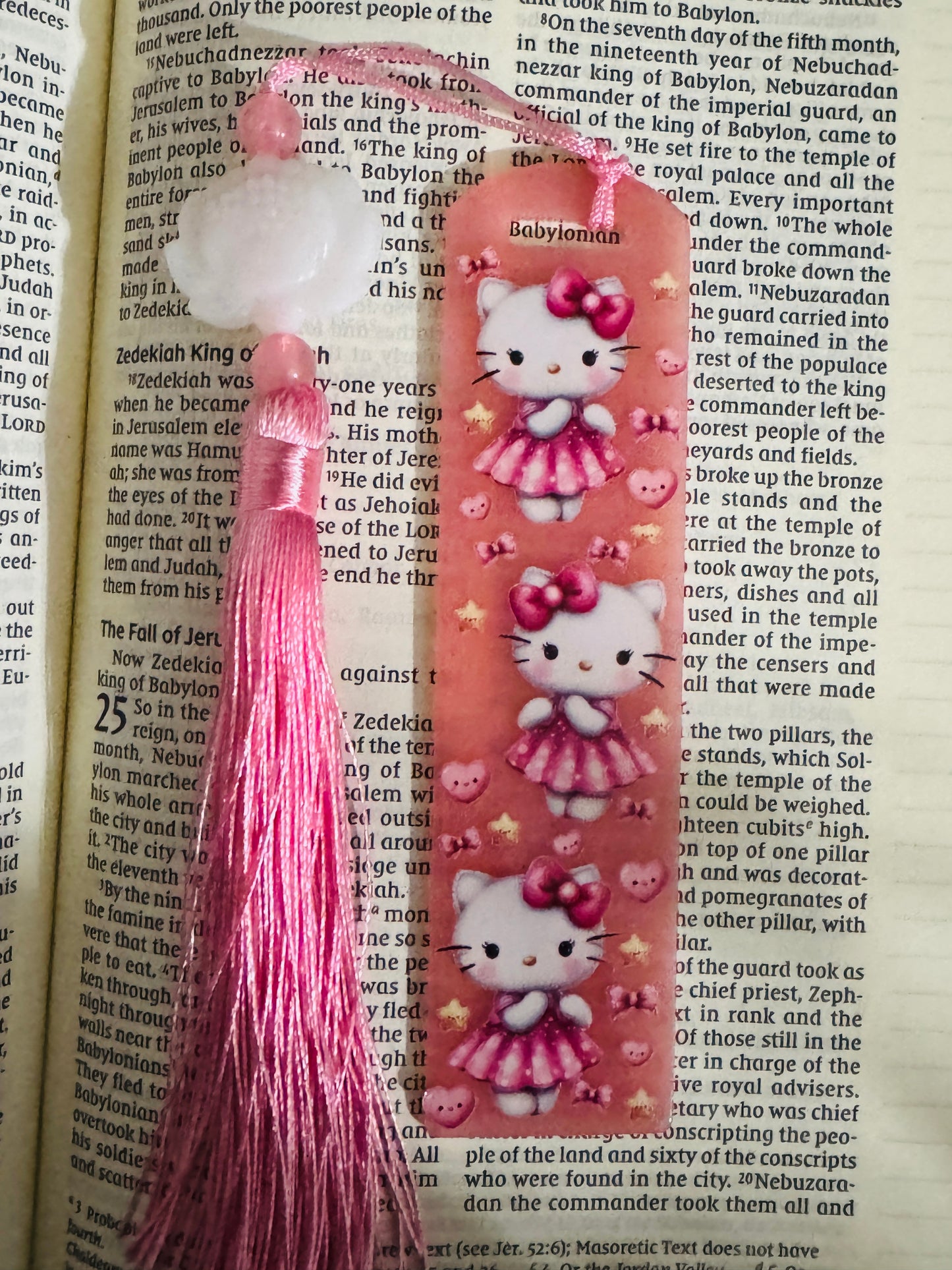 HK Pink Bookmark