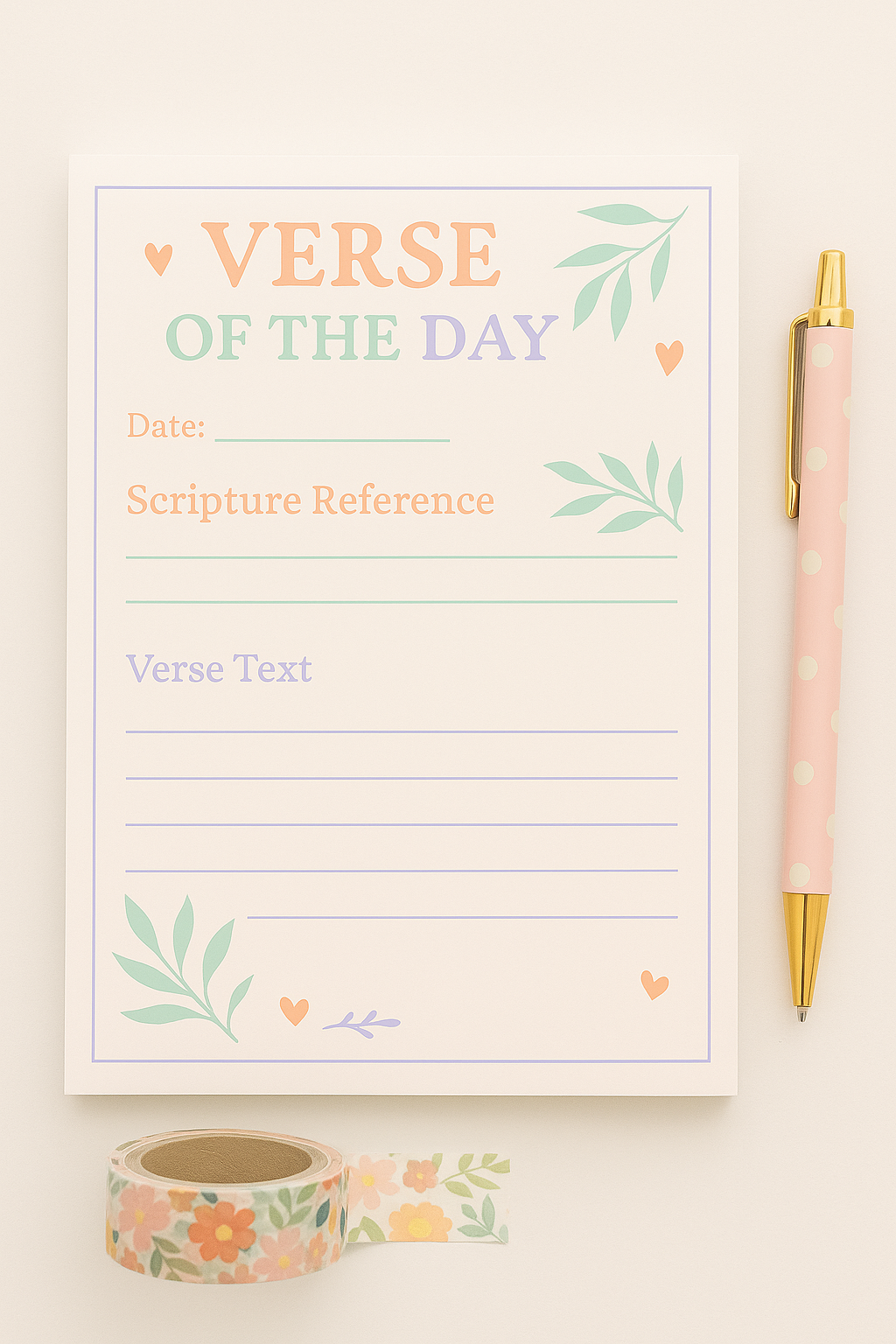 Bible notepad