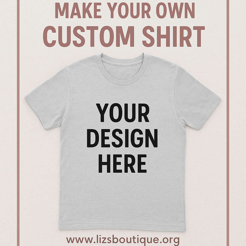 Custom Unisex T-Shirt – Design Your Own