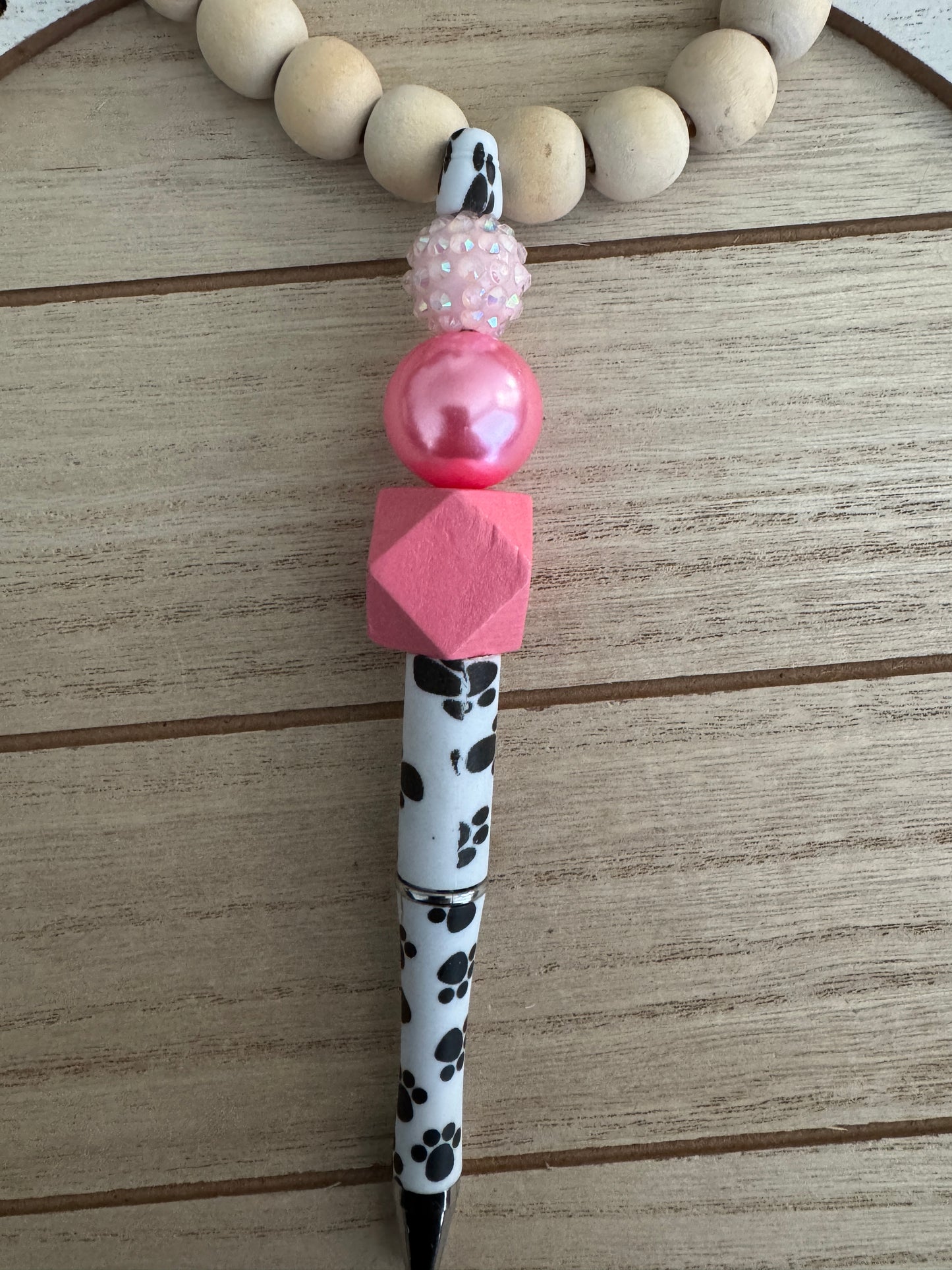 Dog Paw Beaded pen