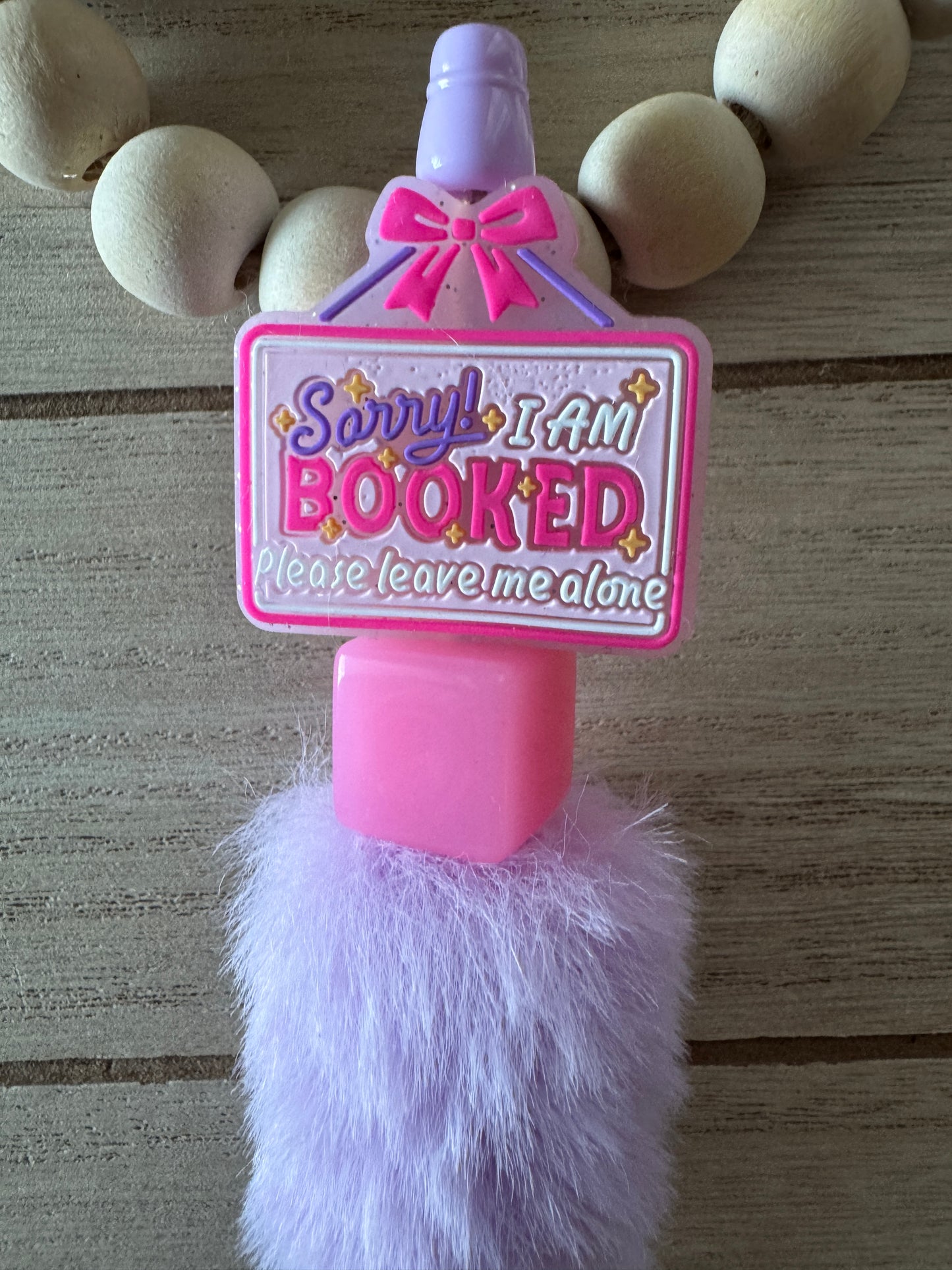 Sorry I’m Booked Beaded pen