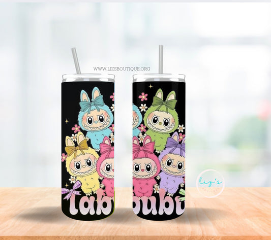 Colorful bow dolls tumbler
