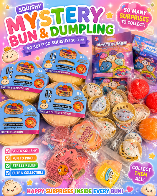 Variety of squishies
