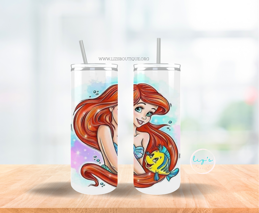 Ariel inspired Tumbler