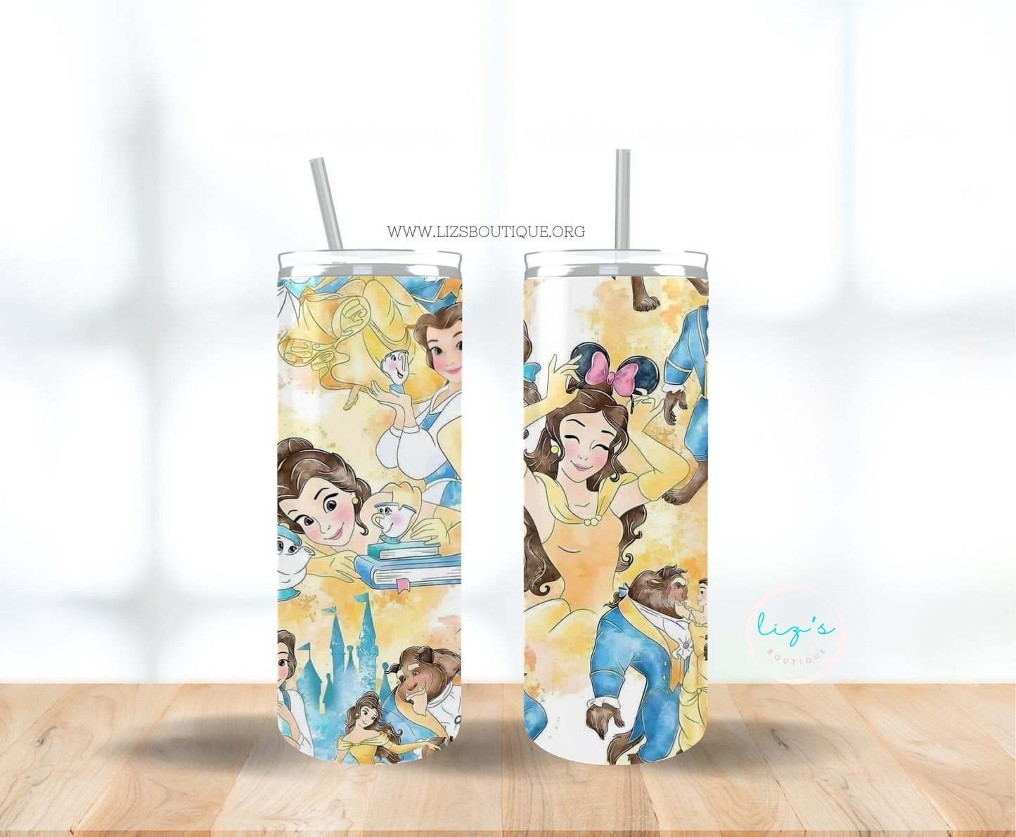 Beauty and the Beast Tumbler