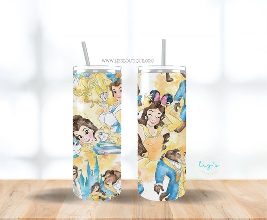 Beauty and the Beast Tumbler