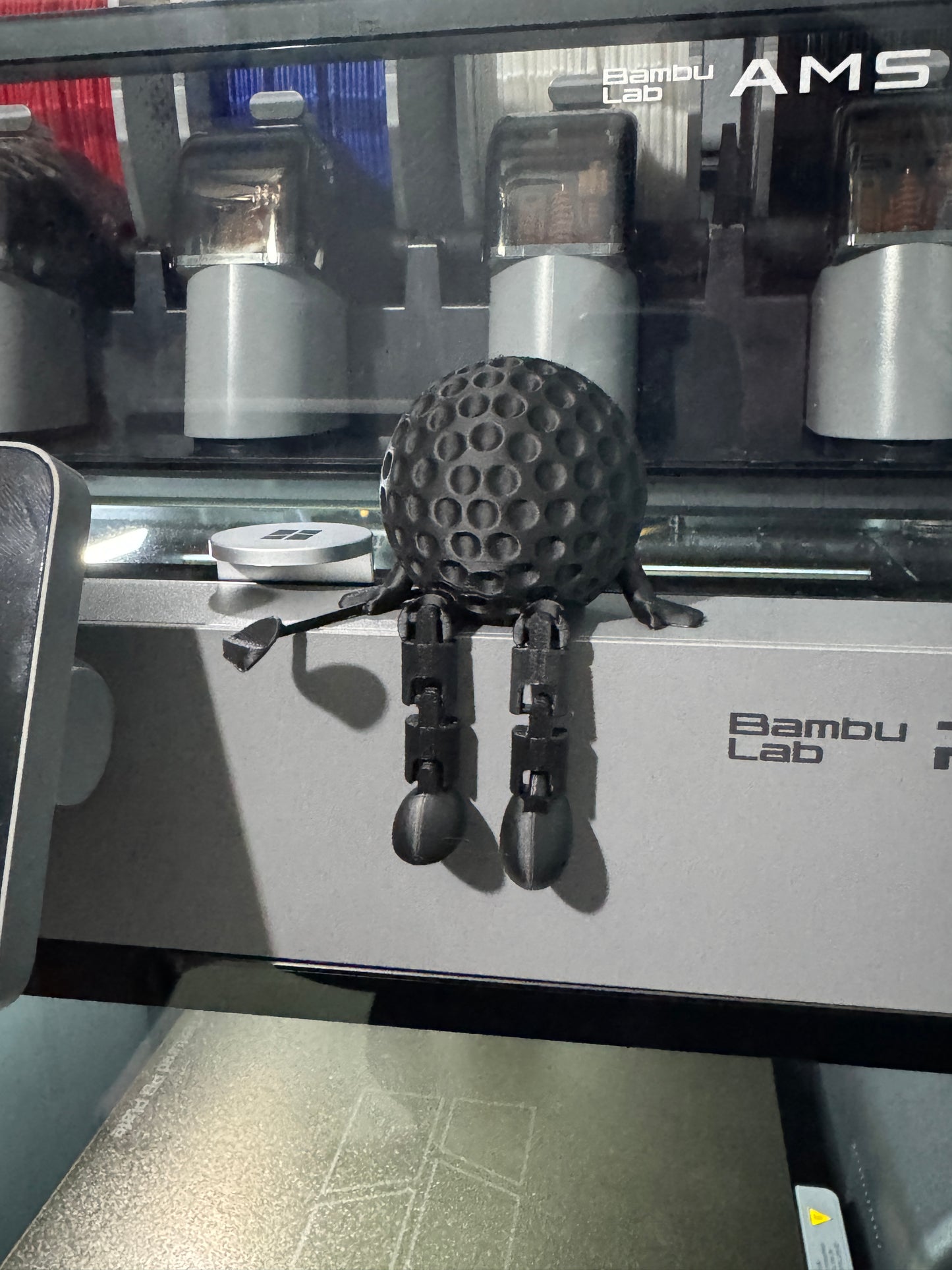 ⛳ 3D Printed Golf Buddy – Articulated Sitting Golf Figure