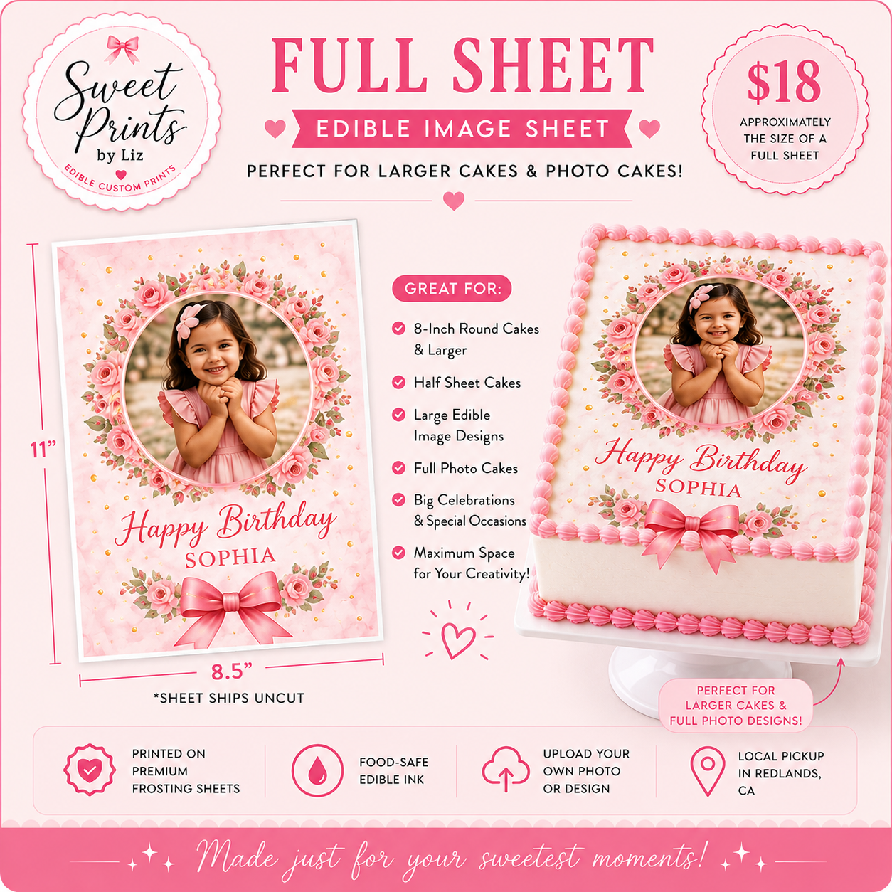 Custom Edible Image Sheets