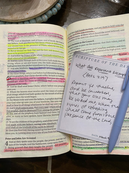 Bible scripture of the day
