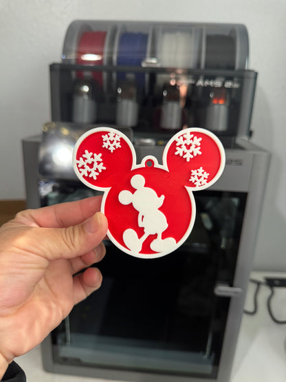 ❄️ Mickey Snowflake Holiday Ornament