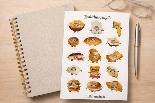 Food Cat Stickers