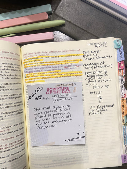 Scripture of the Day Notepad