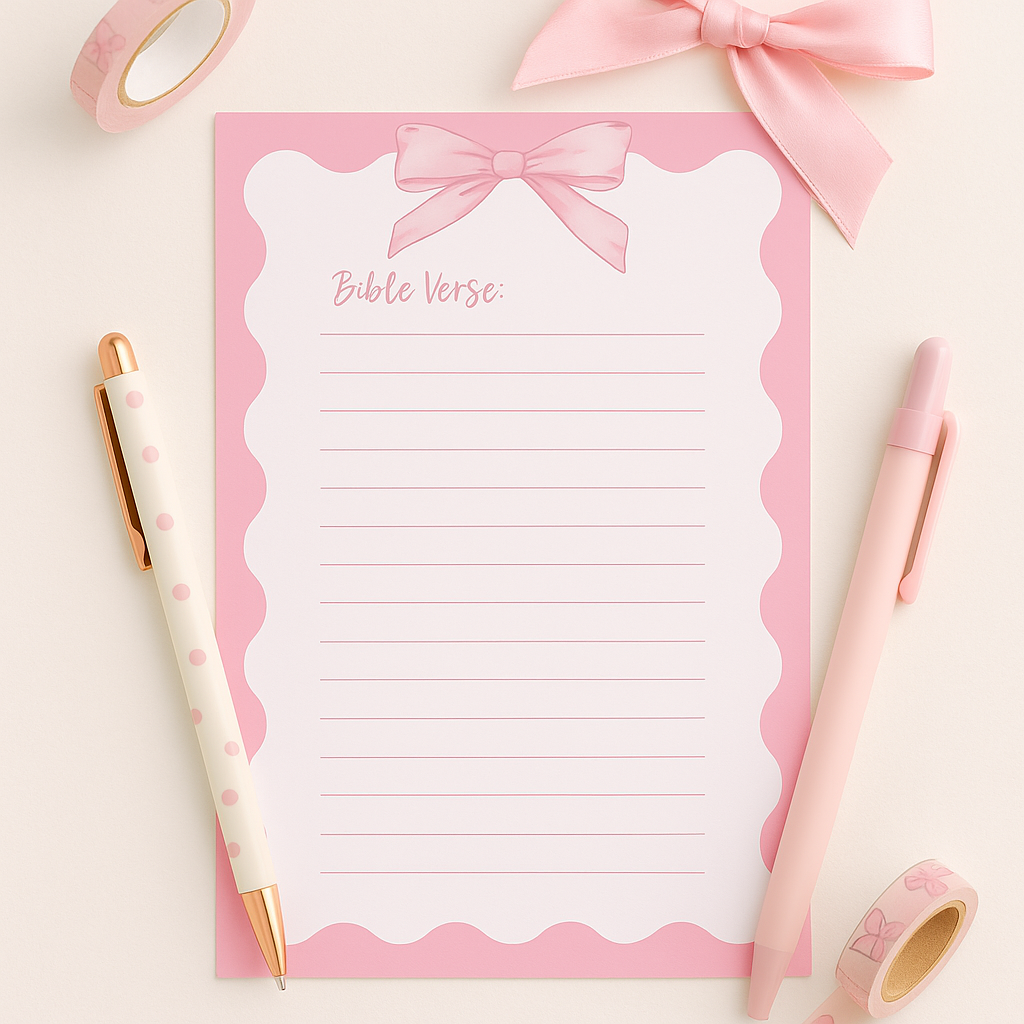 Bow verse notepad