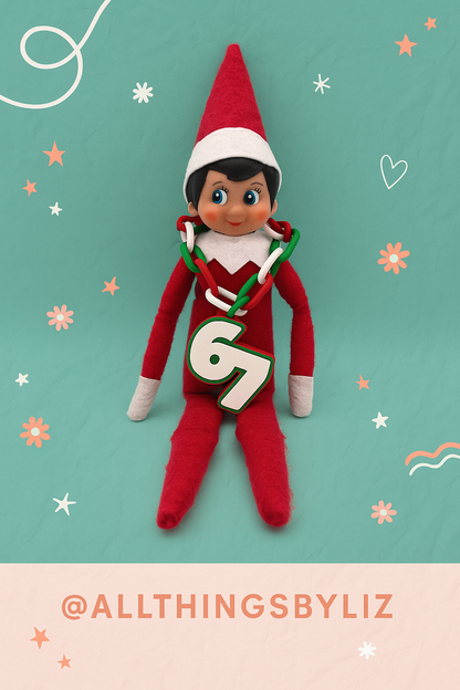 Elf Brain Rot ‘67’ Necklace – Trendy Elf Accessory, Christmas Elf Props