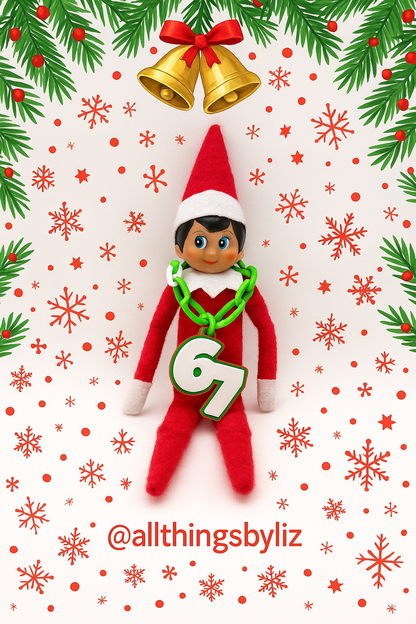 Elf Brain Rot ‘67’ Necklace – Trendy Elf Accessory, Christmas Elf Props