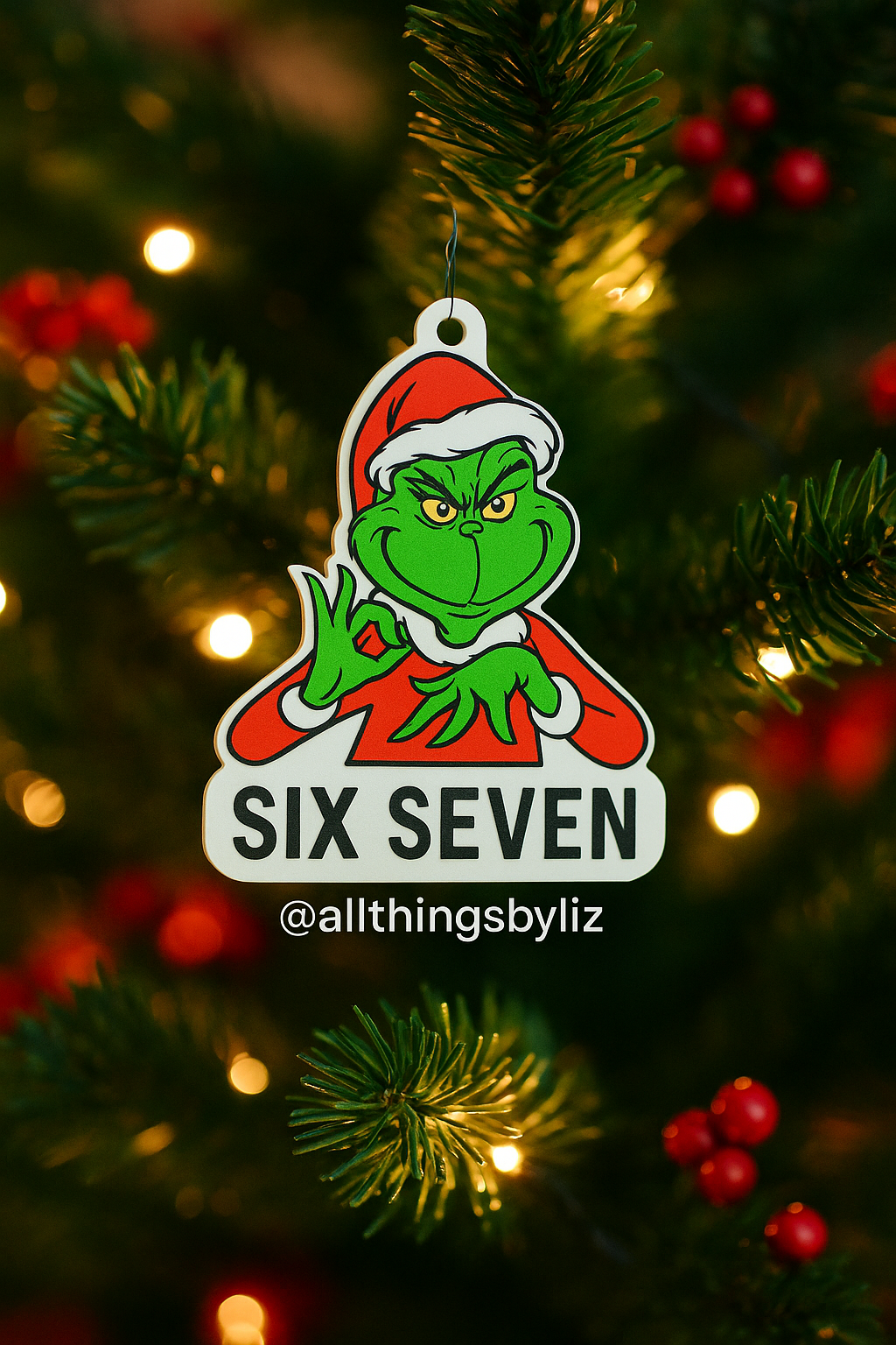 Grinch “67” Brain Rot Ornament