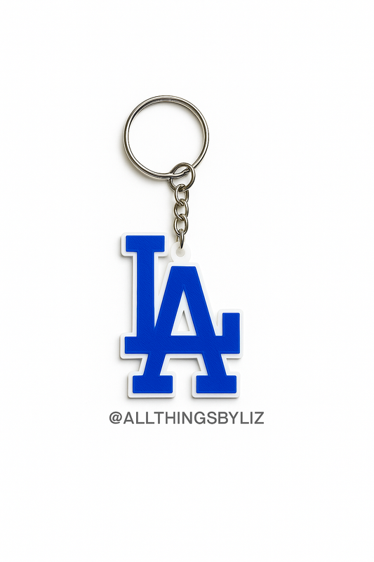 LA Team Logo Keychain
