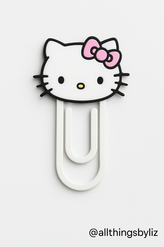 HK Inspired Paper Clip Bookmark