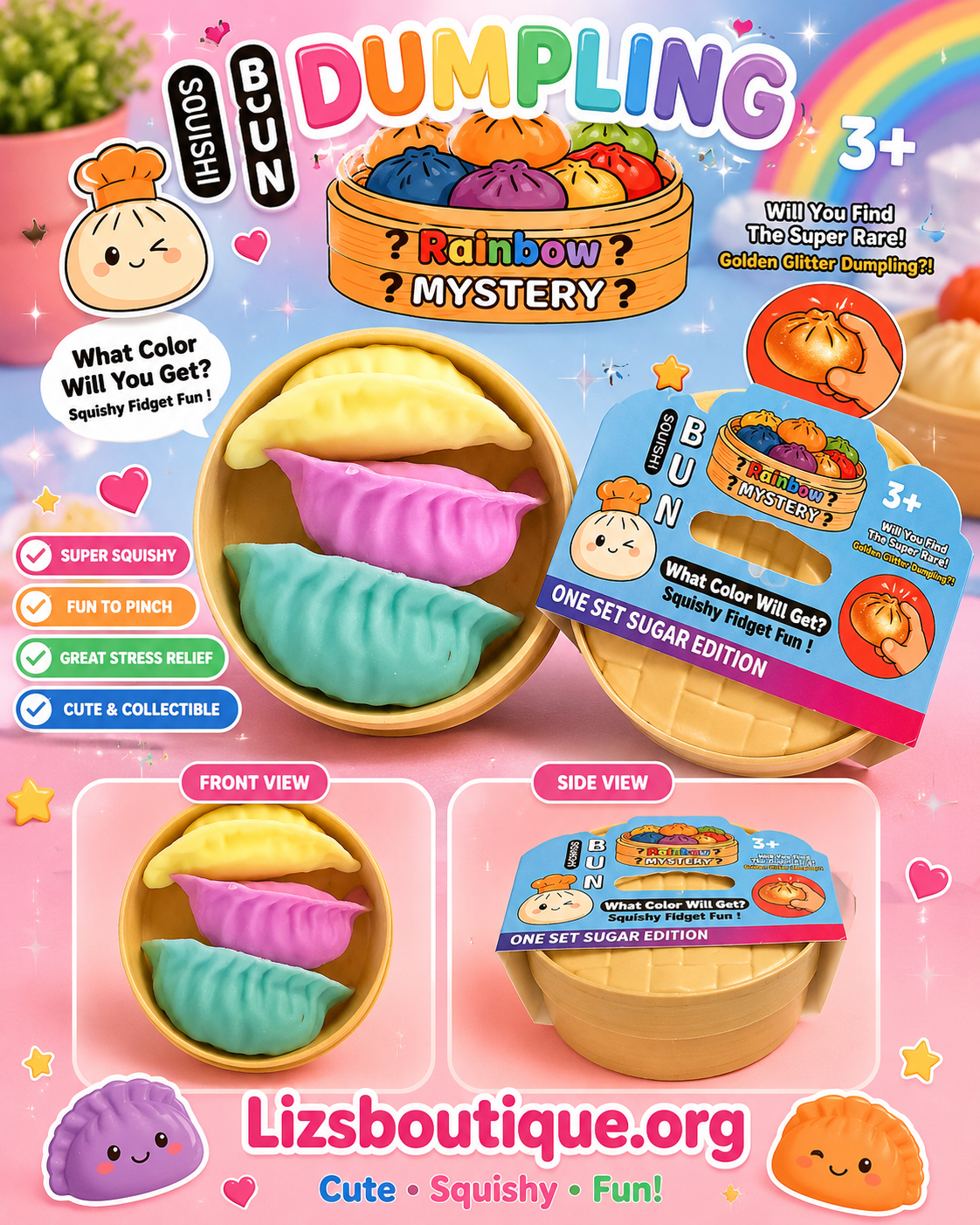 Variety of squishies