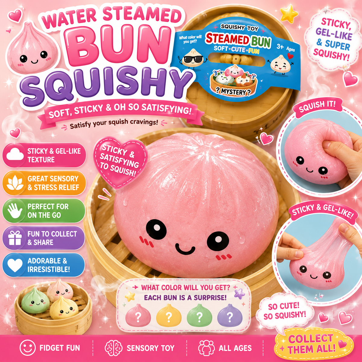 Variety of squishies