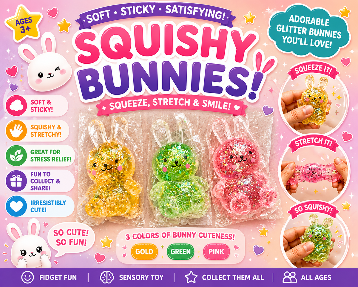 Variety of squishies