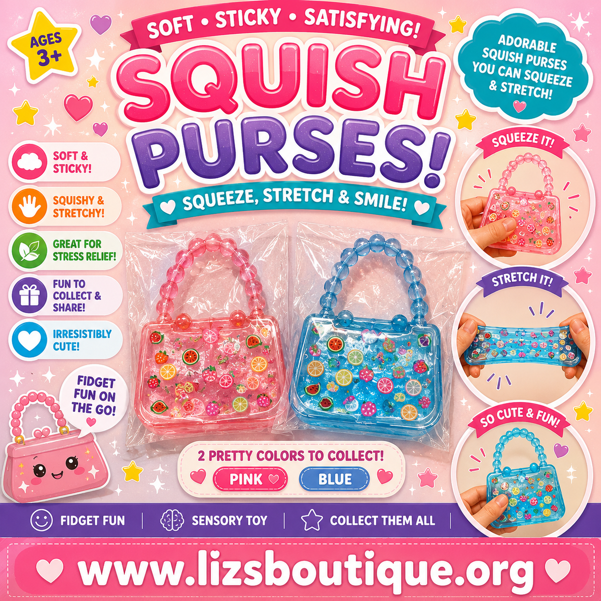 Variety of squishies